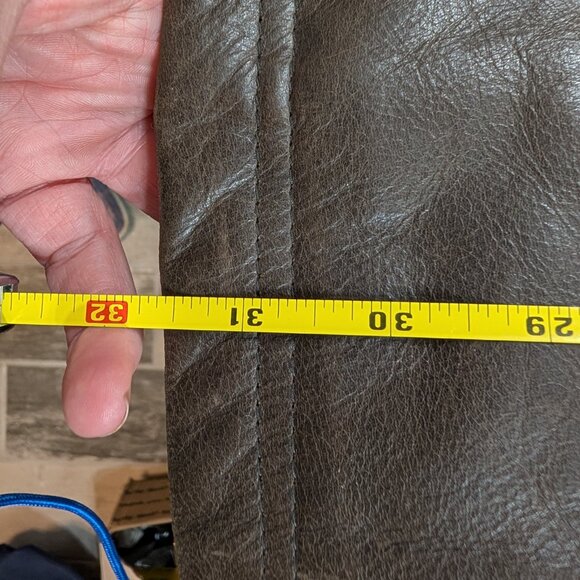 Men's Structure Leather Jacket - Picture 2 of 4